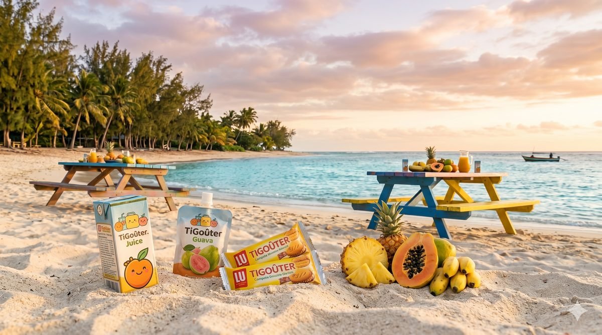 Ti Goûter en famille à la plage